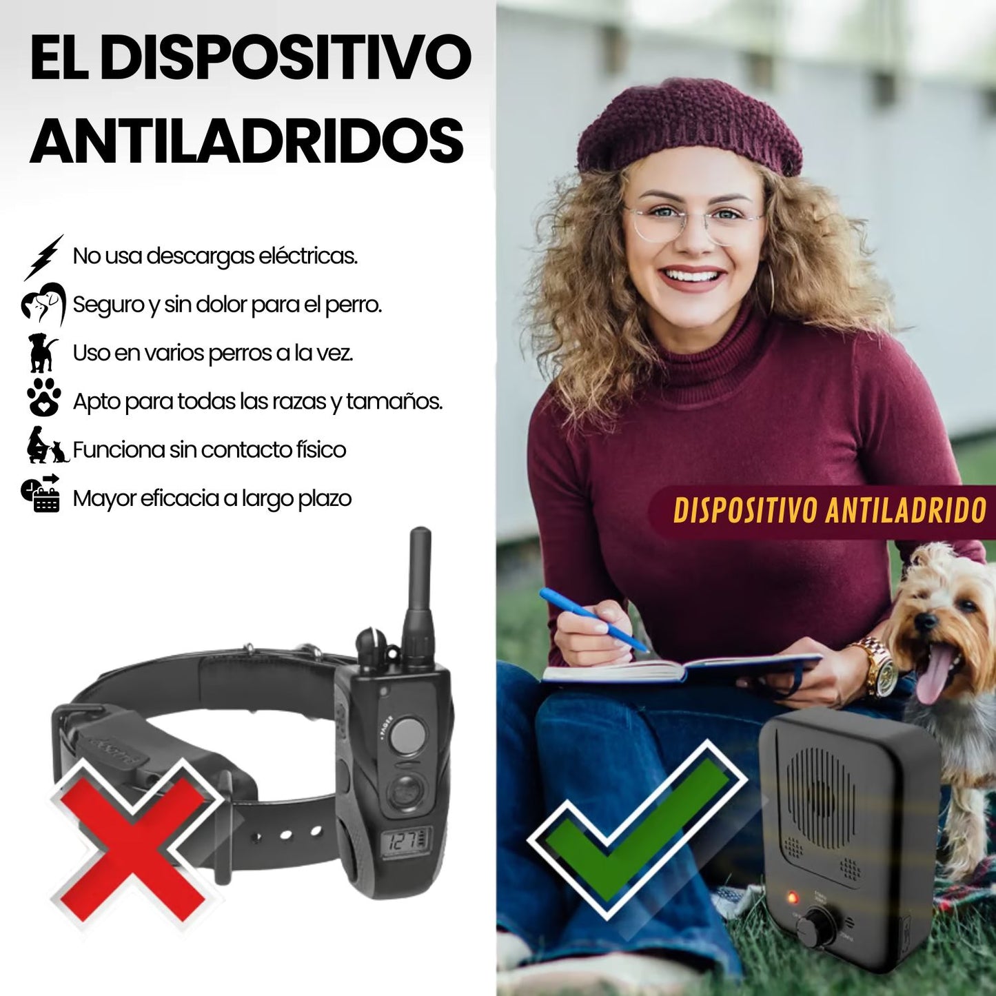 Dispositivo Antiladridos para perros